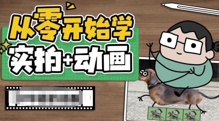 从零开始学实拍加动画，实拍加动画创意教程（49节视频课）-天行资源库