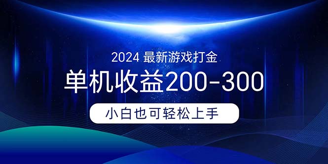 2024最新游戏打金单机收益200-300-天行资源库