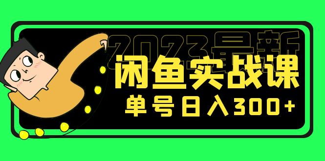 花599买的闲鱼项目：2023最新闲鱼实战课，单号日入300+（7节课）-天行资源库