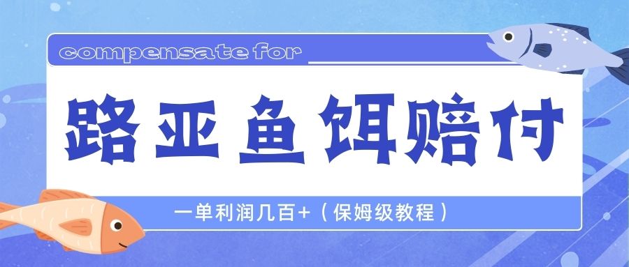 最新路亚鱼饵打假赔付玩法，一单利润几百+（保姆级教程）-天行资源库