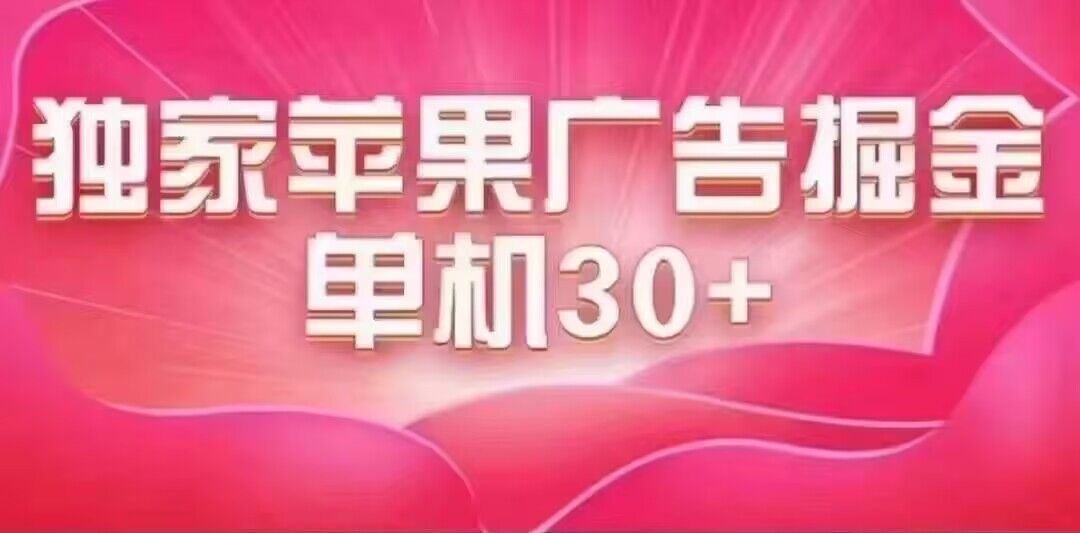 最新苹果系统独家小游戏刷金 单机日入30-50 稳定长久吃肉玩法-天行资源库