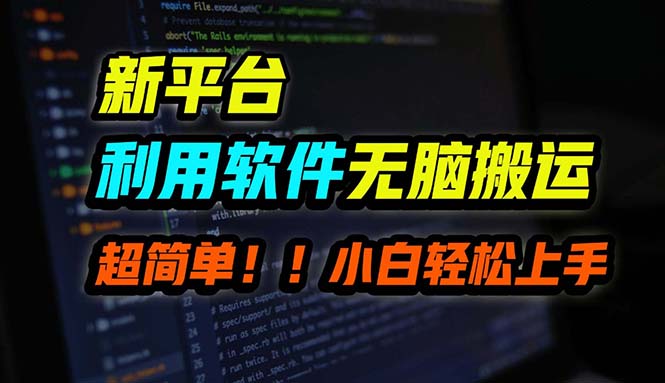 B站平台用软件无脑搬运，月赚10000+，小白也能轻松上手-天行资源库