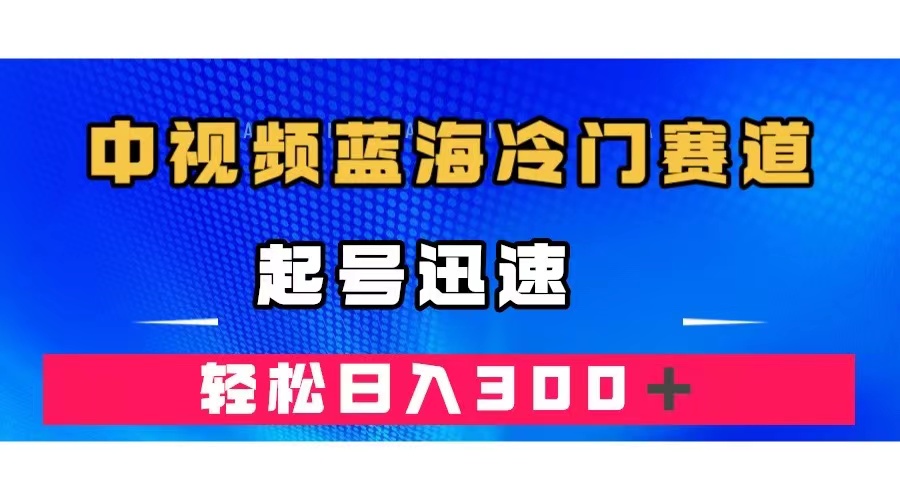 中视频蓝海冷门赛道，韩国视频奇闻解说，起号迅速，日入300＋-天行资源库