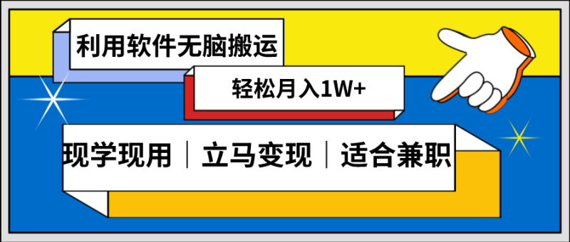 低密度新赛道 视频无脑搬 一天1000+几分钟一条原创视频 零成本零门槛超简单-天行资源库