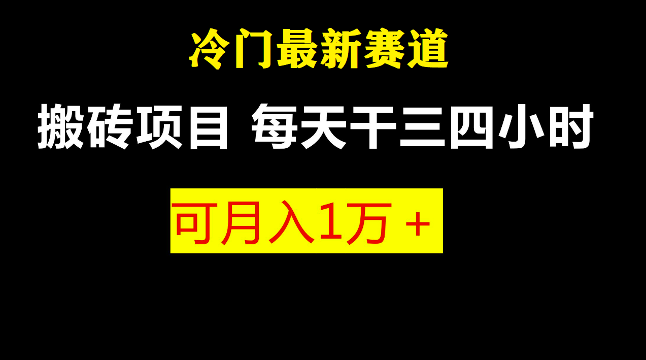 最新冷门游戏搬砖项目，零基础也能玩（附教程+软件）-天行资源库