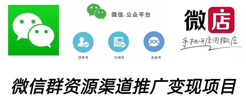 微信群码资源渠道内循环推广变现项目，多种变现方式，打通你的管道收益-天行资源库