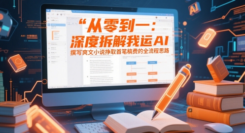 从零到一：深度拆解我运用AI撰写爽文小说挣取首笔稿费的全流程思路-天行资源库