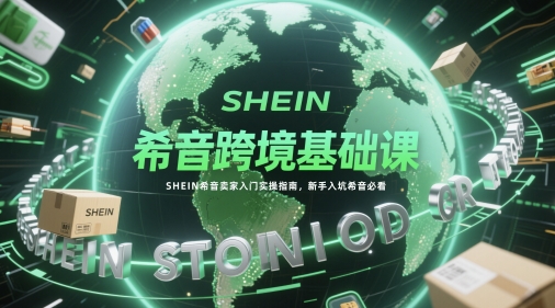 希音跨境基础课，SHEIN希音卖家入门实操指南，新手入坑希音必看-天行资源库