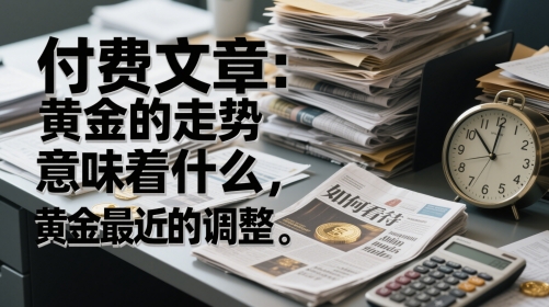 付费文章：黄金的走势意味着什么，如何看待黄金最近的调整-天行资源库