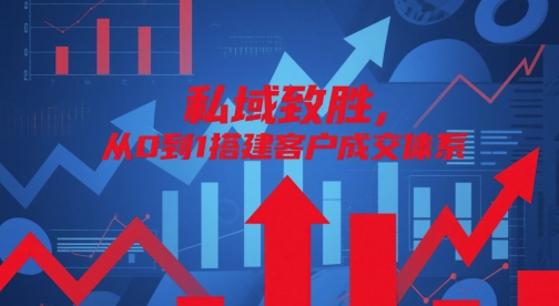 私域致胜，从0到1搭建客户成交体系-天行资源库