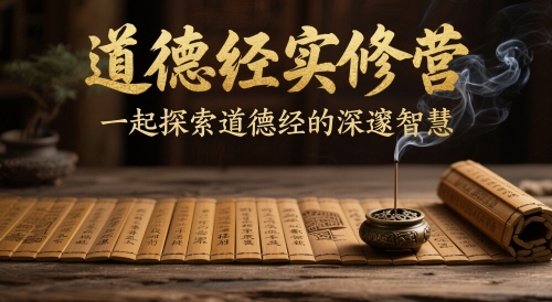 道德经实修营，一起探索道德经的深邃智慧-天行资源库