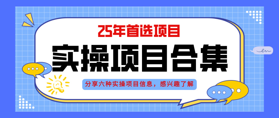 2025年实操六大项目实操演练，挂机类型，AI直播类型，轻资产创业类型，…-天行资源库