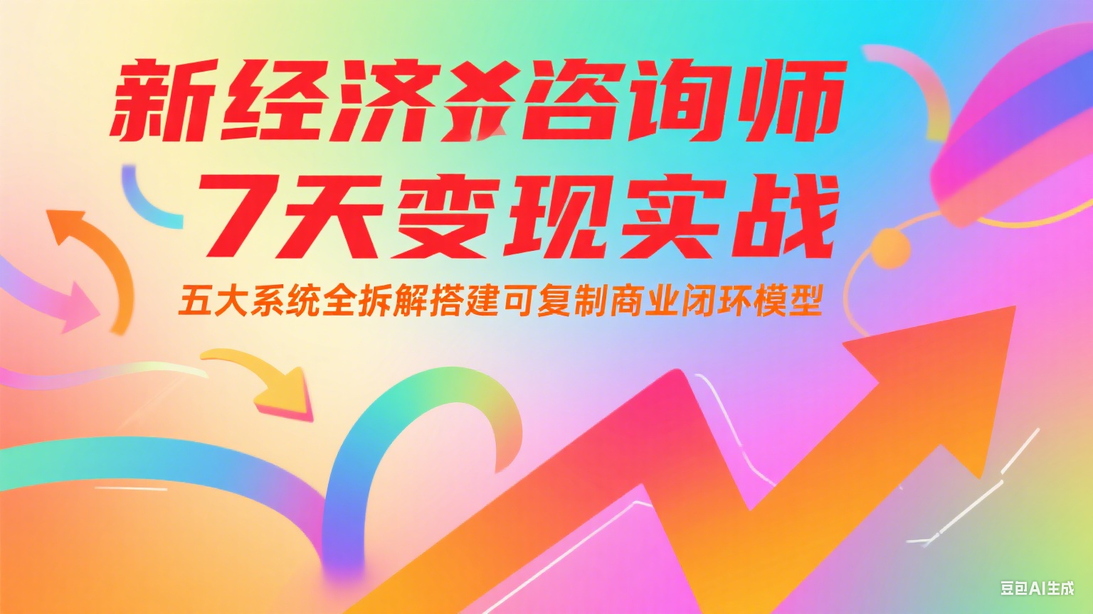 新经济咨询师 7 天变现实战：五大系统全拆解搭建可复制商业闭环模型-天行资源库