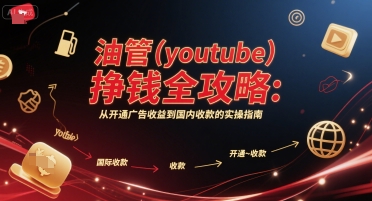 油管(youtube)挣钱全攻略：从开通广告收益到国内收款的实操指南-天行资源库