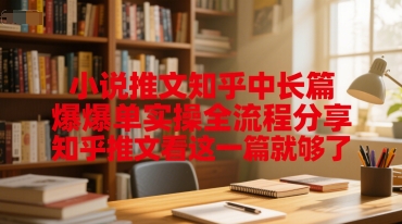 小说推文知乎中长篇爆单实操全流程分享，知乎推文看这一篇就够了-天行资源库