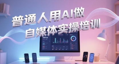 普通一个人用AI做自媒体，助你轻松开启AI自媒体创作之路-天行资源库