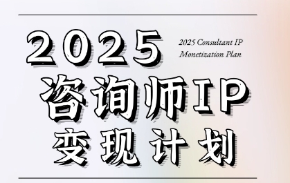 7天构建咨询师变现系统，2025咨询师IP变现计划训练营-天行资源库