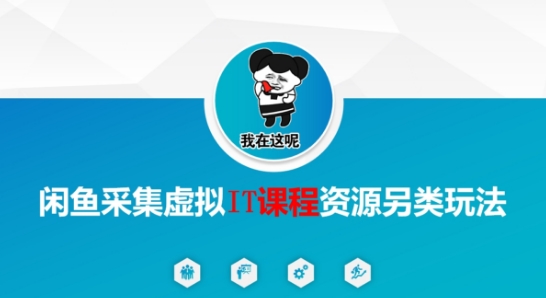 闲鱼采集虚拟IT课程资源另类玩法，干货满满-天行资源库