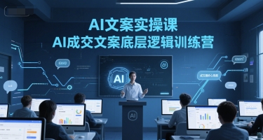 AI文案实操课，AI成交文案底层逻辑训练营-天行资源库