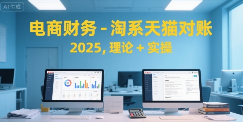 电商财务-淘系天猫对账2025，理论+实操-天行资源库