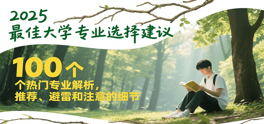 2025最佳大学专业选择建议，100个热门专业解析，推荐、避雷和注意的细节-天行资源库