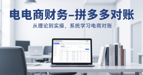 电商财务-拼多多对账，从理论到实操，系统学习电商对账-天行资源库