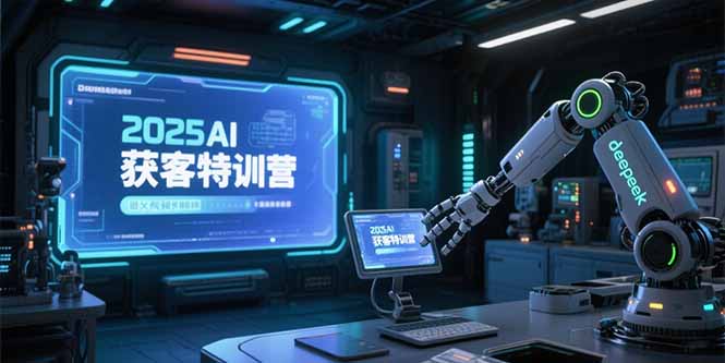 2025AI获客特训营，AI图文视频全制作，deepseek工具实操教学-天行资源库